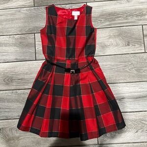 The Children’s Place Red and Black Plaid Dress